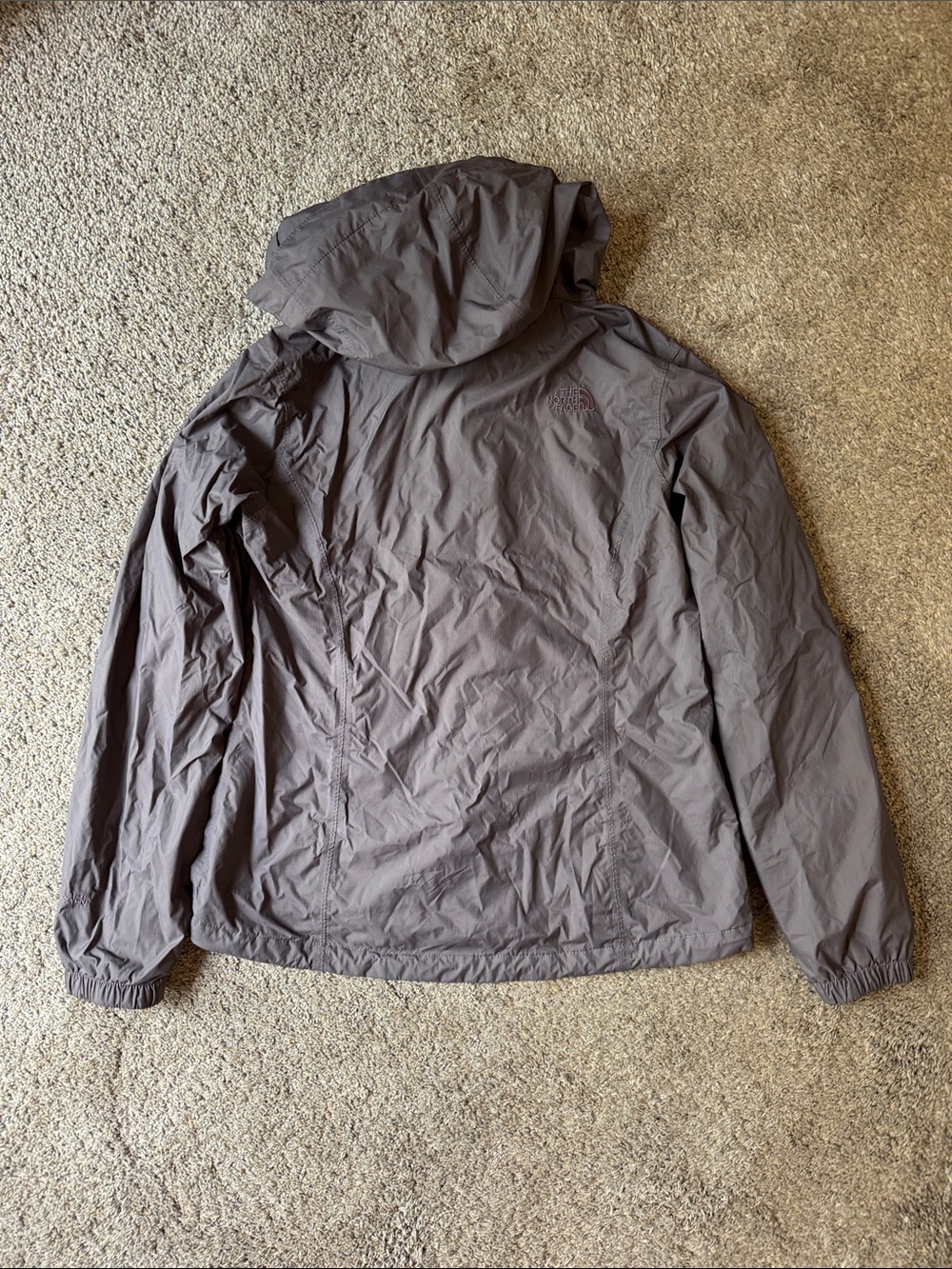 The North Face Women's Hooded rain jacket grey size medium - Picture 4 of 6